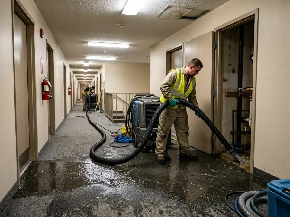 multi-unit-apartment-hallway-f-005 — frequently asked questions, Emergency Burst Pipe Water Extraction & Removal in Lake Nac…